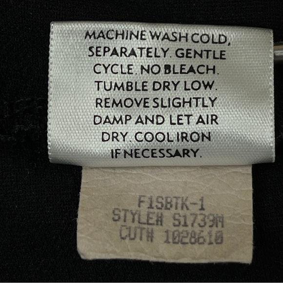 Vintage Eileen Fisher Black Knit Skirt Size Small - Picture 11 of 11